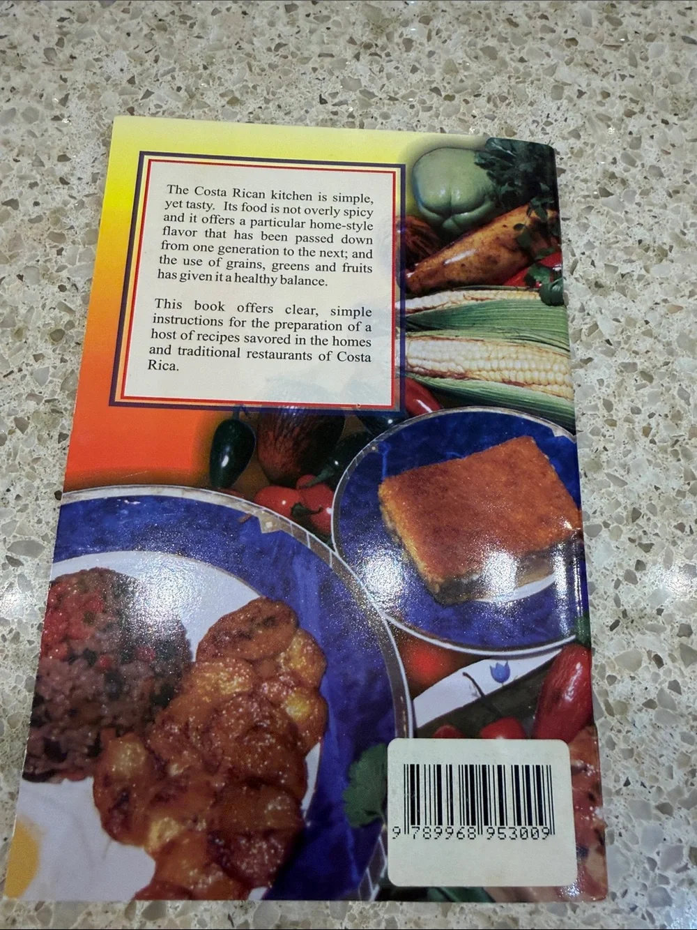Jadine Traditional Costa Rica Cookbook - Yellow and Orange Cover